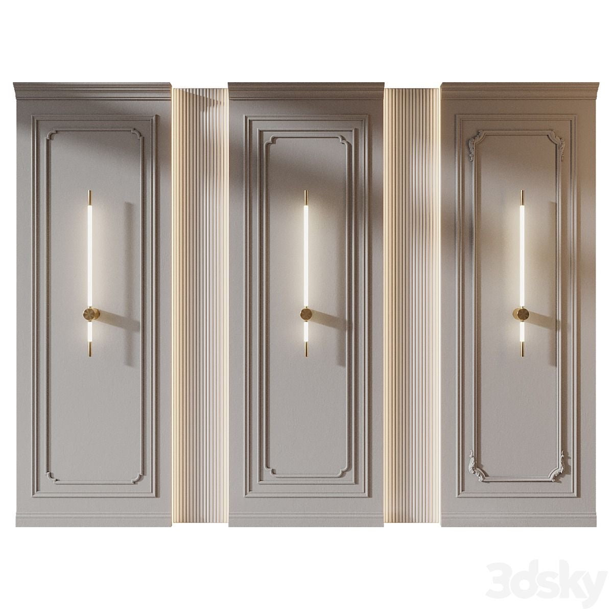 Applique murale NEON Gold
