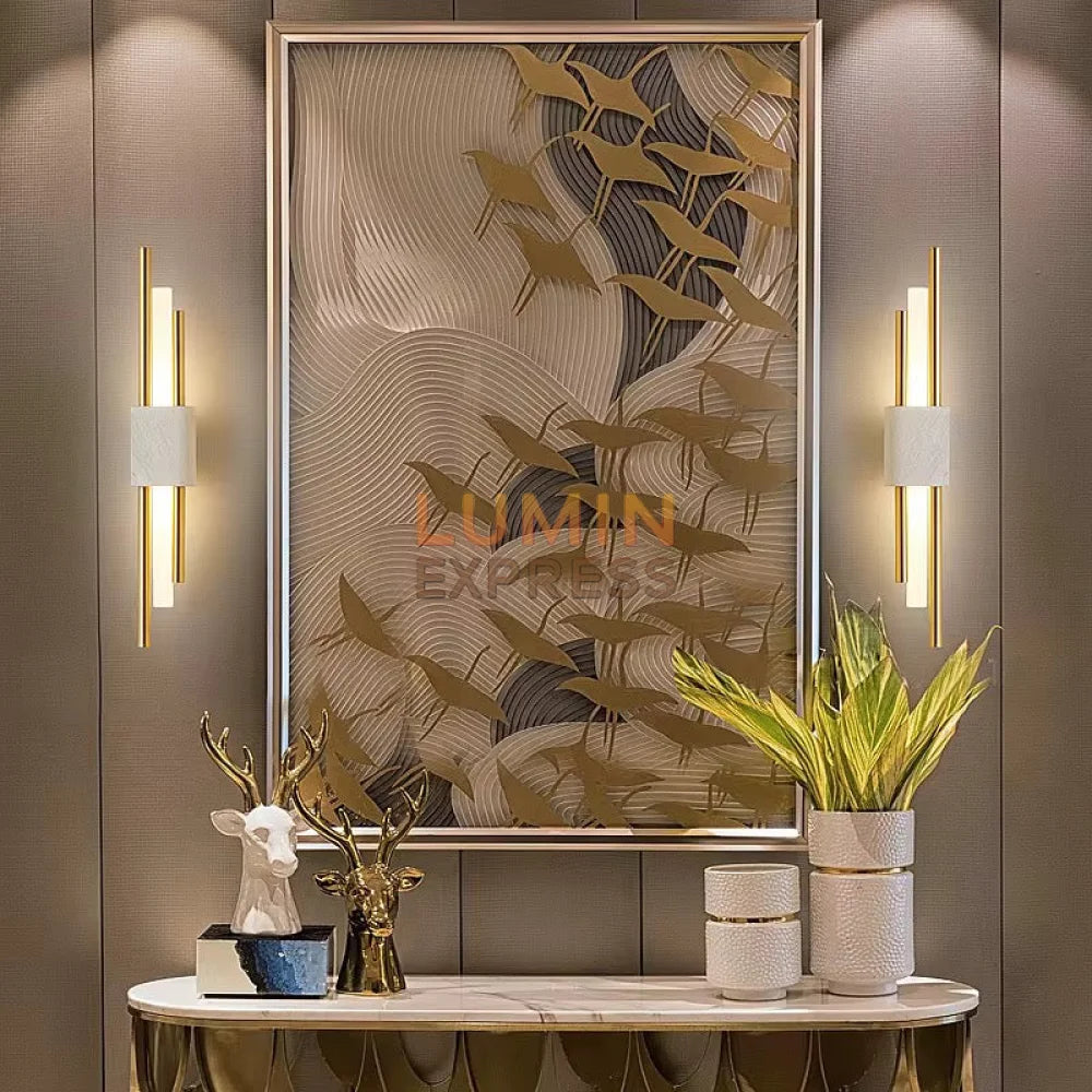 Applique murale VERDUN Marbre Blanc