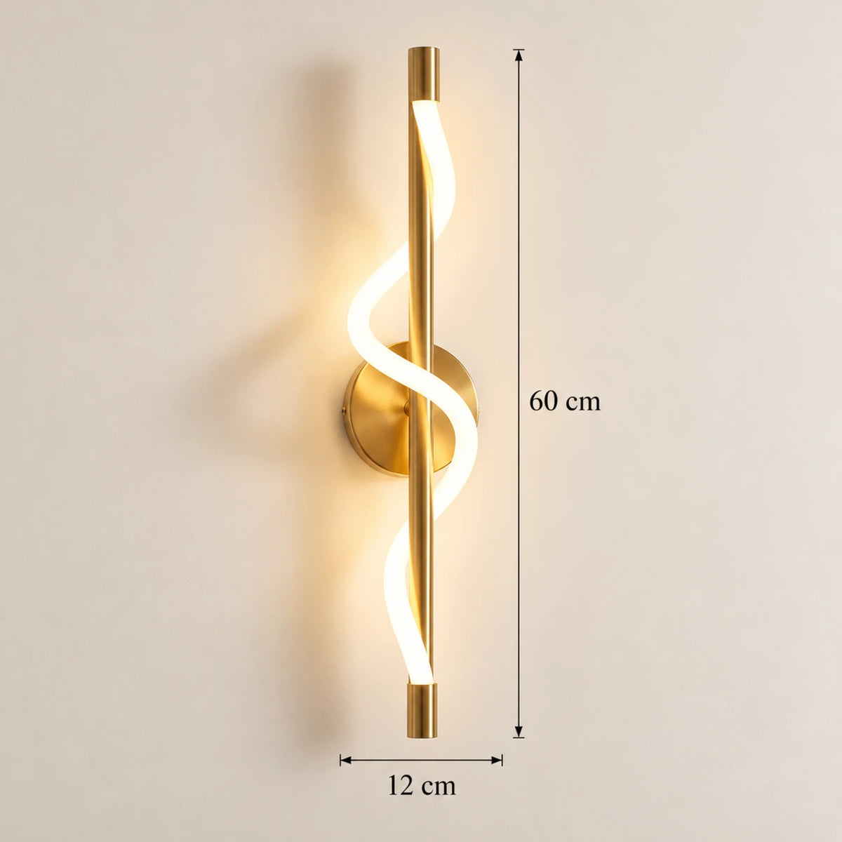 Applique murale sans fil ECLISSA Gold
