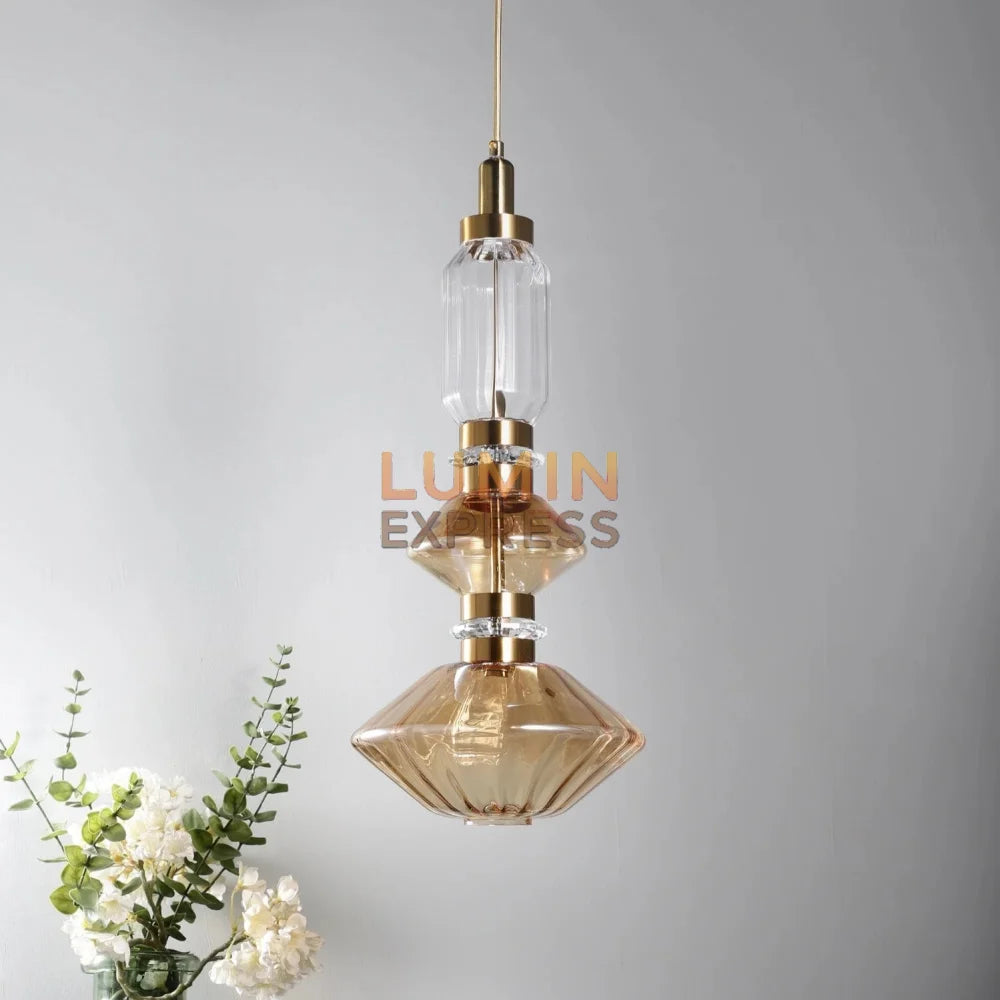 Suspension FUTURA Design Contemporain en verre soufflé