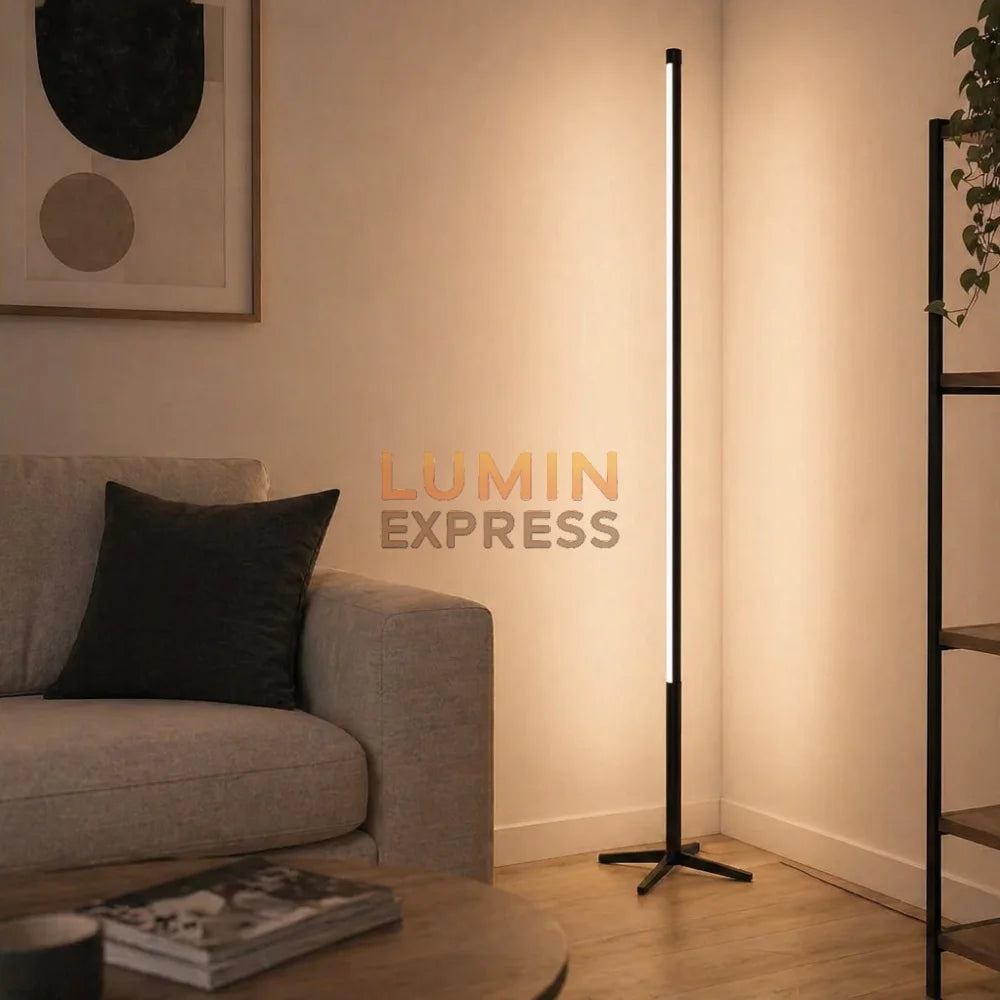 Lampadaire LINEA Black Minimaliste