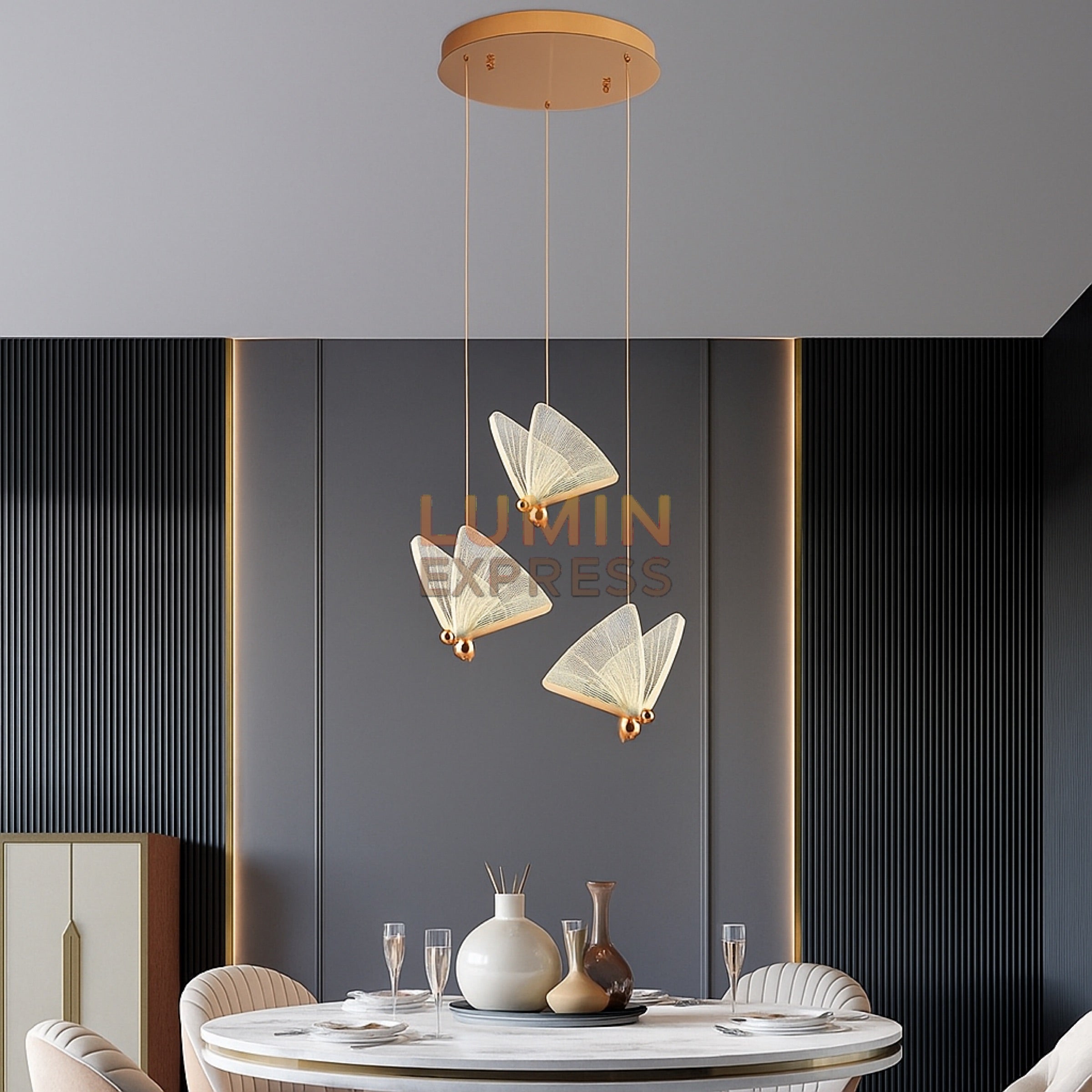 Suspension PAPILLON Triple