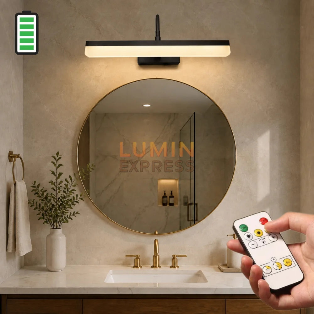 Applique murale rechargeable Black pour tableau et miroir