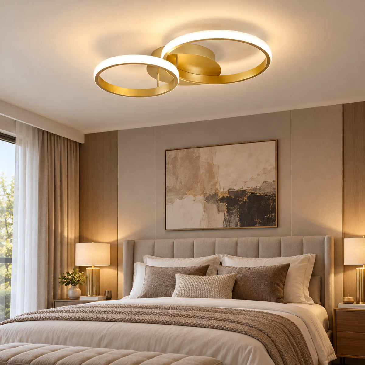 Plafonnier FLOA Duo Gold
