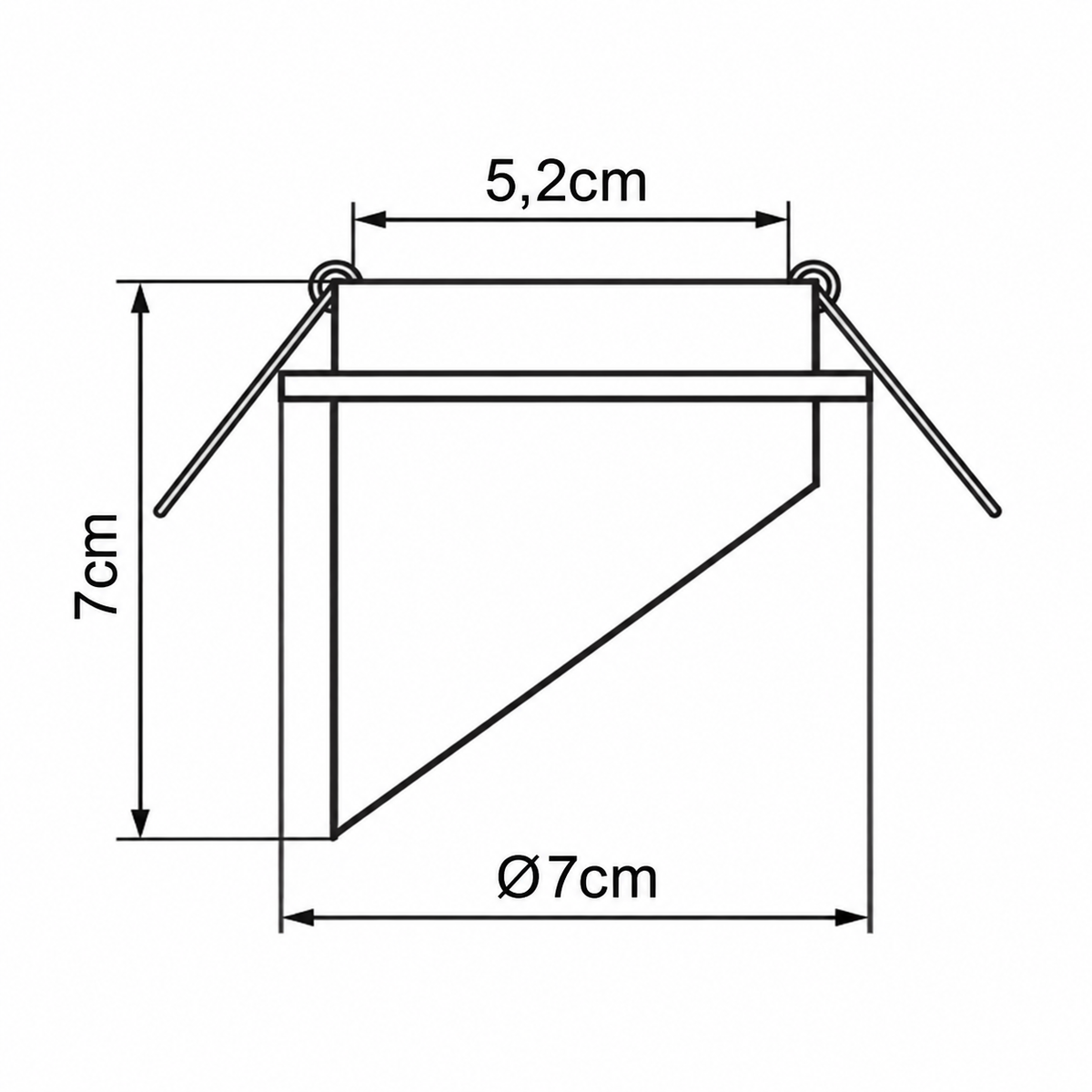 Spot LOTUS Encastrable LED GU10 Aluminium avec Ampoule Incluse