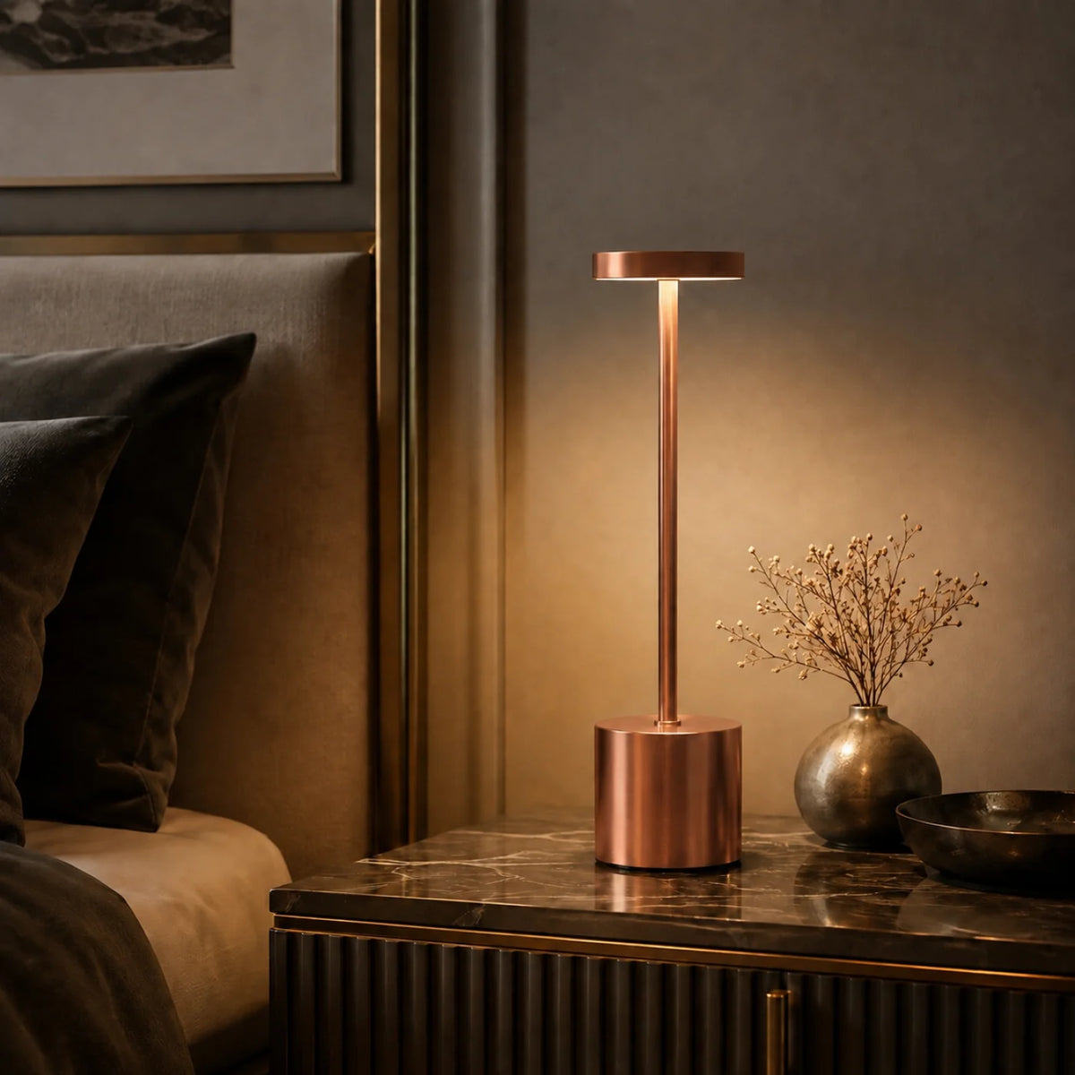 Lampe de table OSAKA Rose Gold