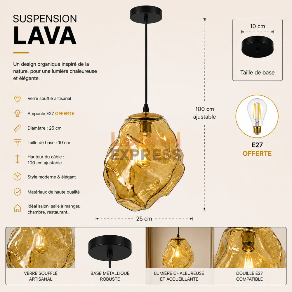 Suspension LAVA