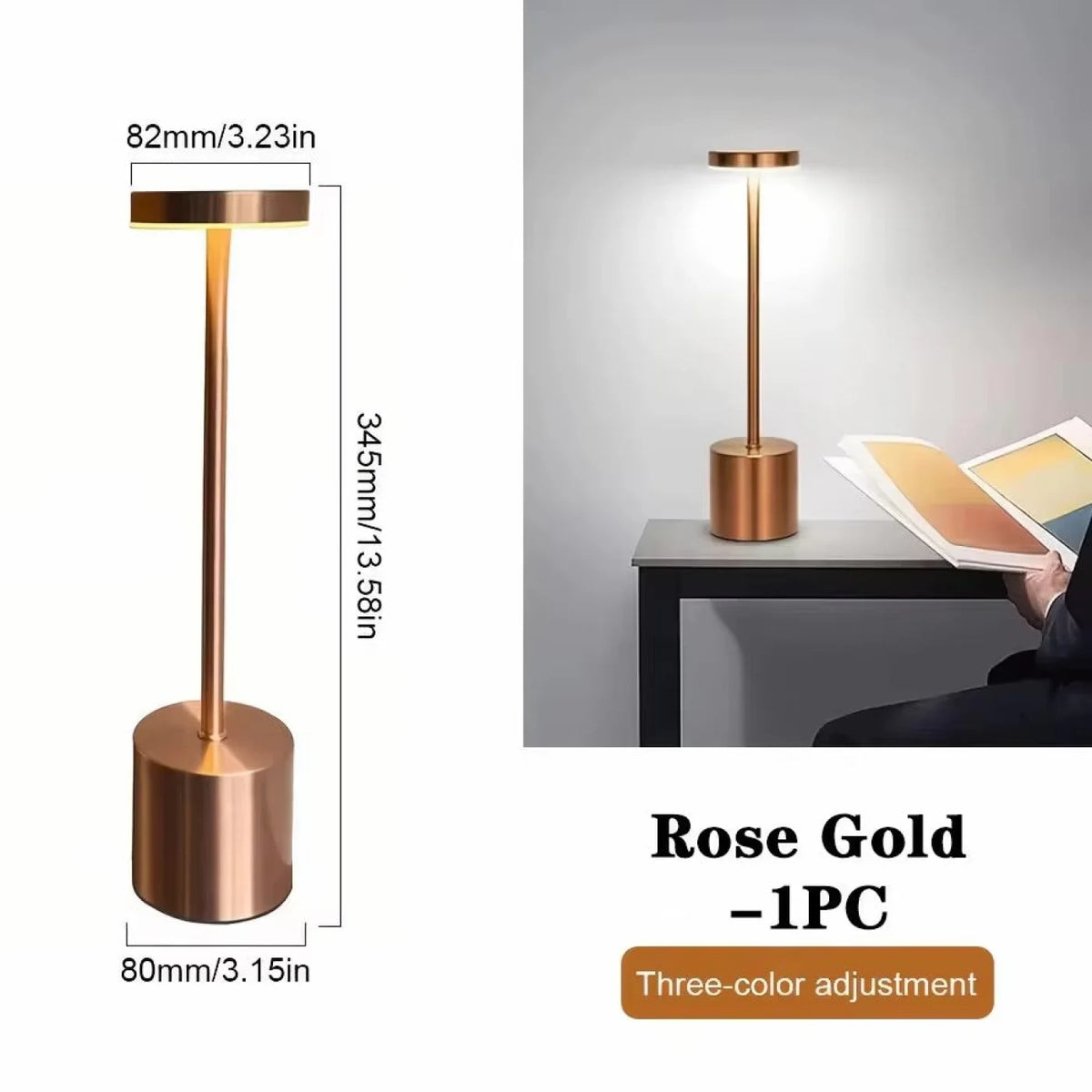 Lampe de table OSAKA Rose Gold