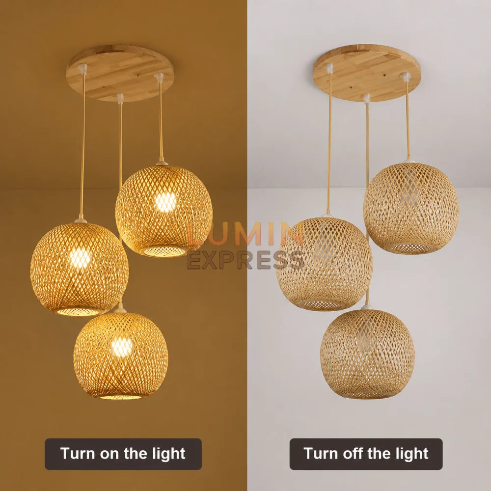 Suspension OASIS Triple en Bambou