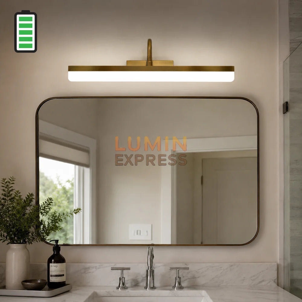 Applique murale rechargeable Gold pour tableau et miroir