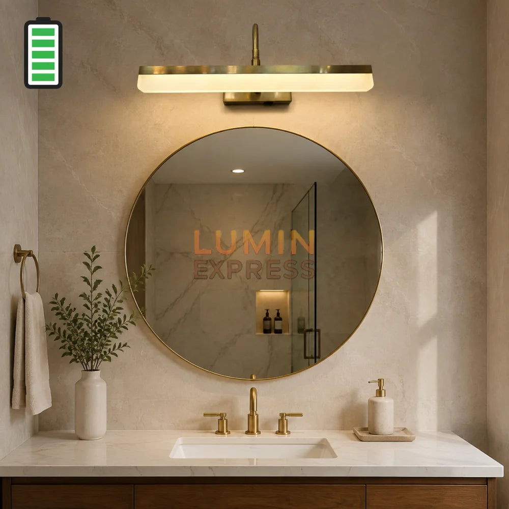 Applique murale rechargeable Gold pour tableau et miroir