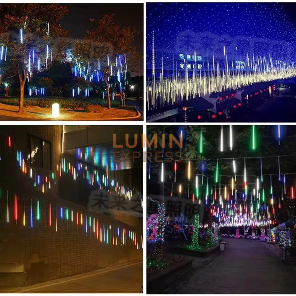 Guirlande lumineuse météores LED 300/80 cm 10 tubes