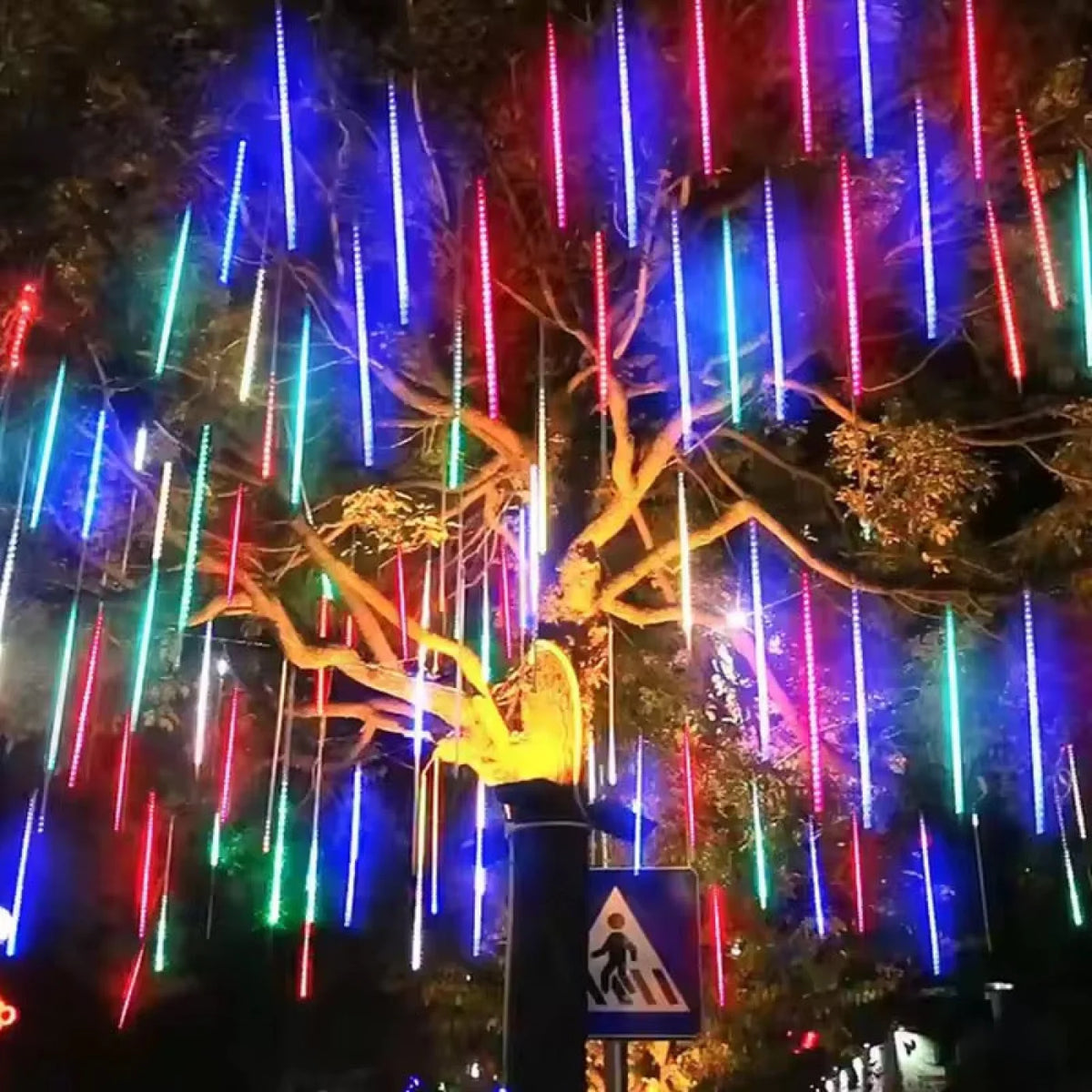 Guirlande lumineuse météores LED 300/80 cm 10 tubes