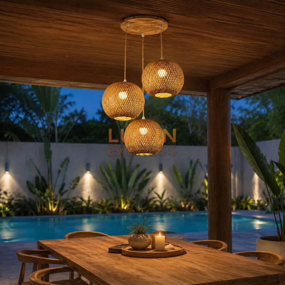 Suspension OASIS Triple en Bambou