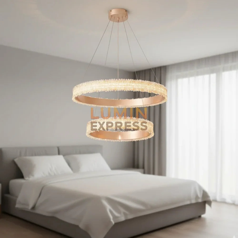 Suspension BILBAO DUO Pale Gold