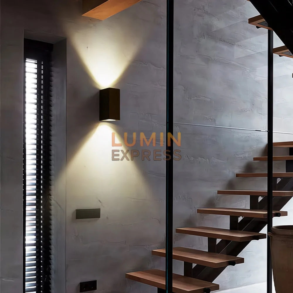 Applique murale VARESO Carré Black