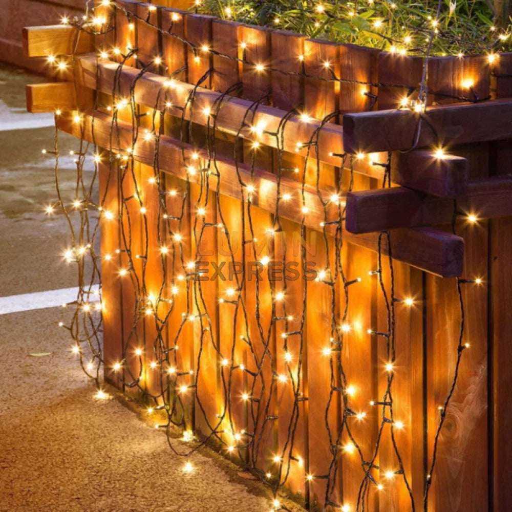 Guirlande 50M LED Jaune étanche