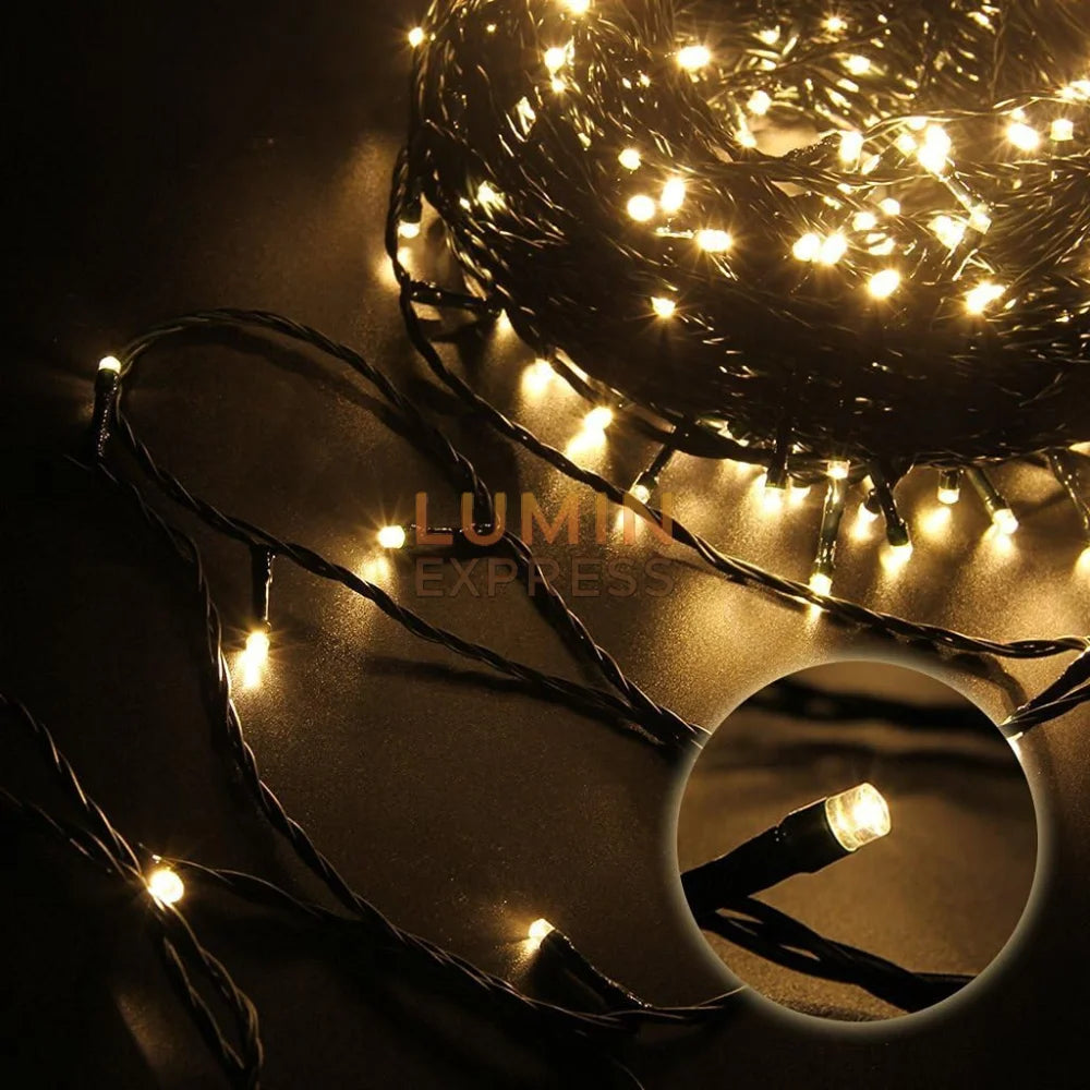 Guirlande 50M LED Jaune étanche