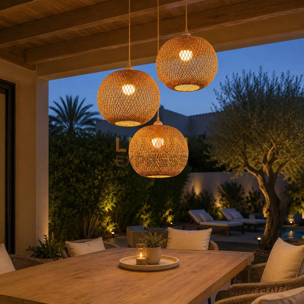 Suspension OASIS Triple en Bambou