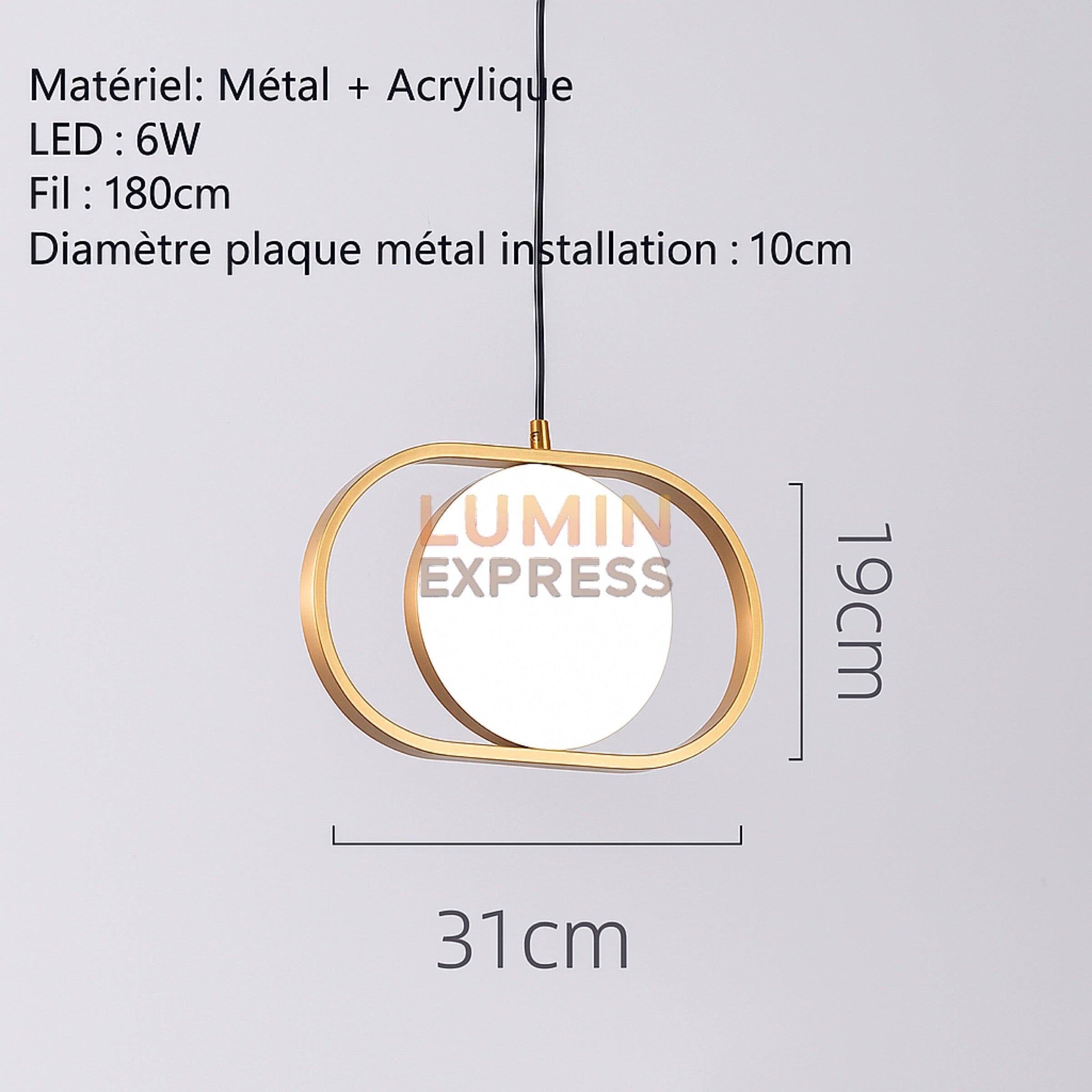 Suspension NOABELLE Gold