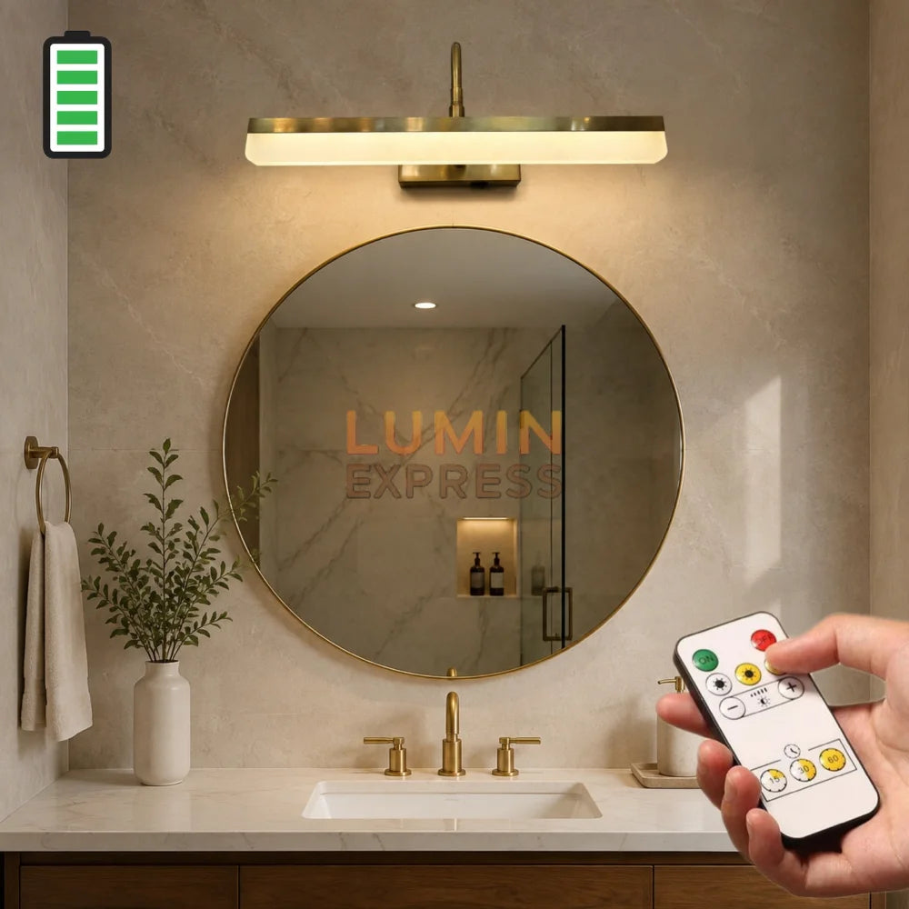 Applique murale rechargeable Gold pour tableau et miroir