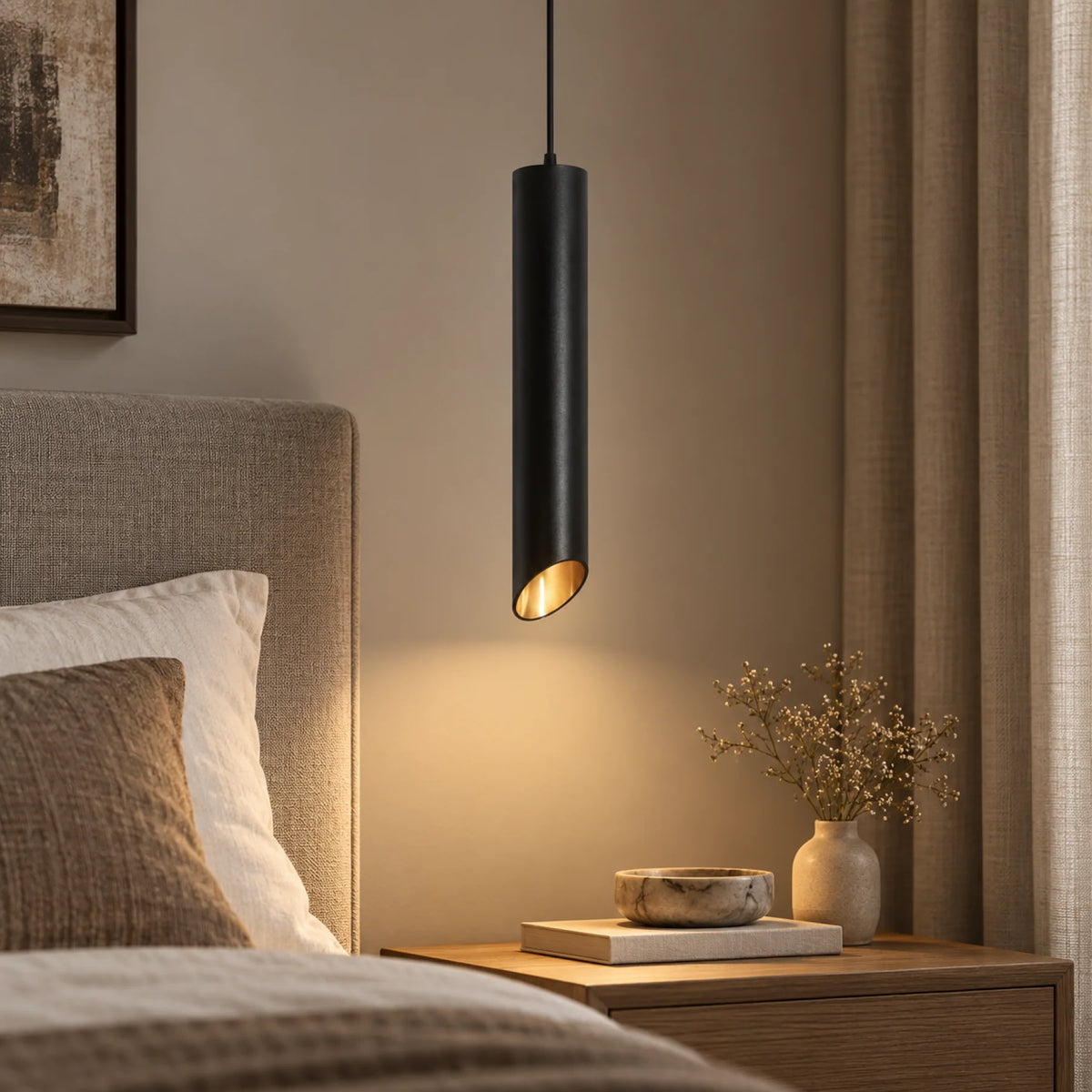 Suspension LOTUS Black 35 cm
