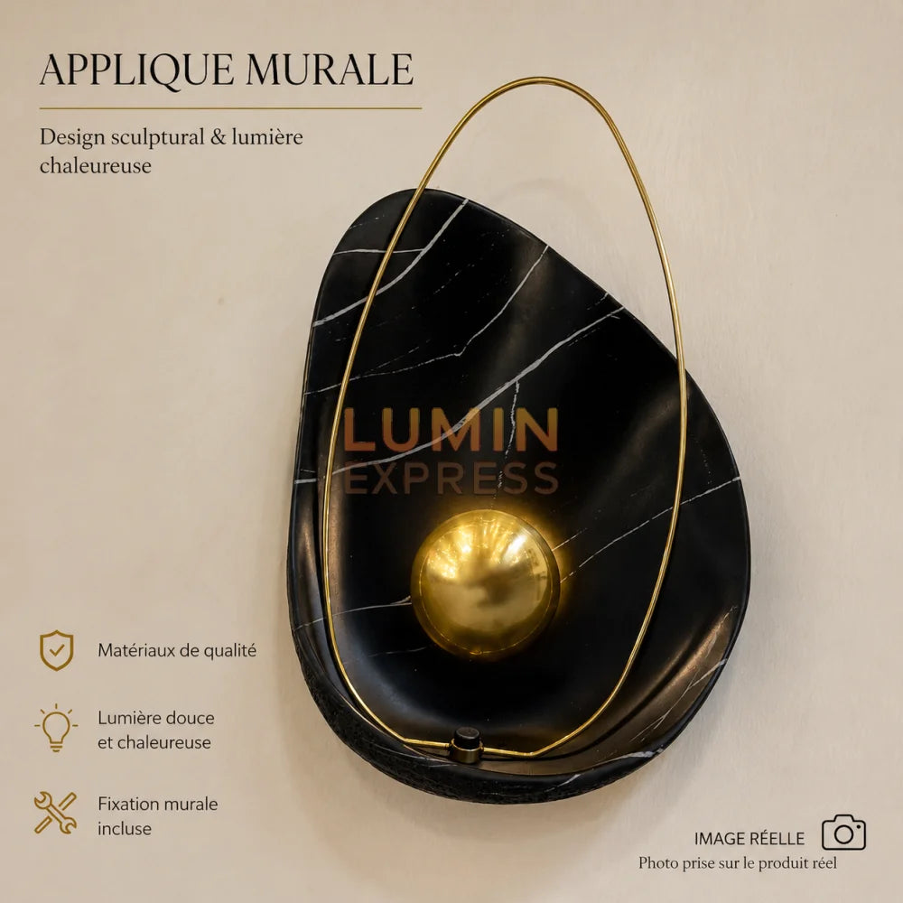 Applique murale OCEANA Black