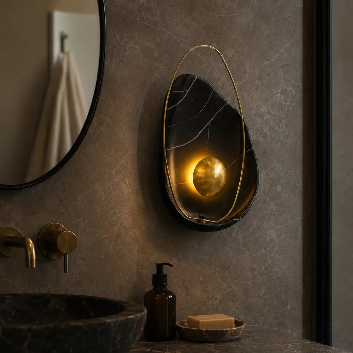 Applique murale OCEANA Black