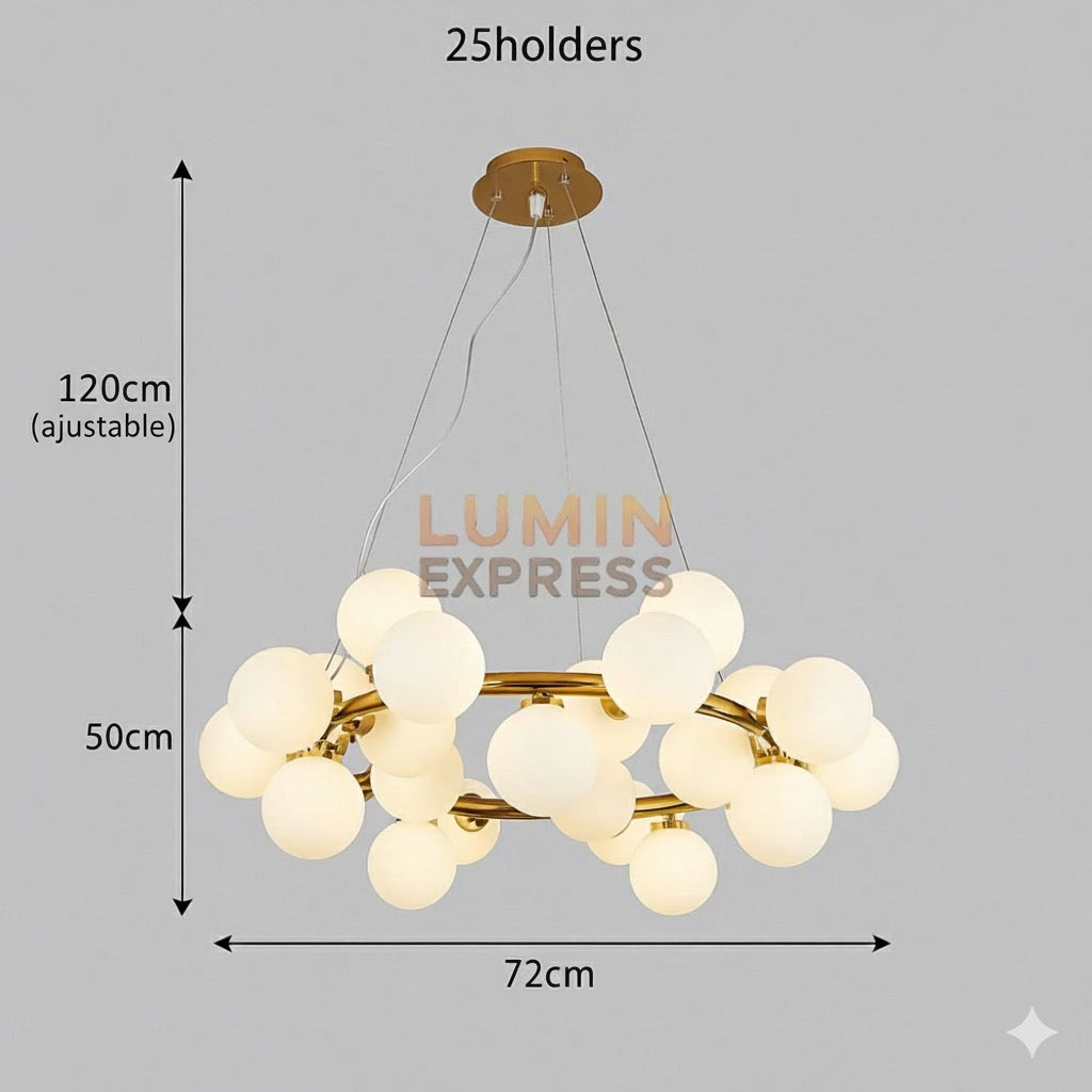 Suspension FIZZA 25 Boules