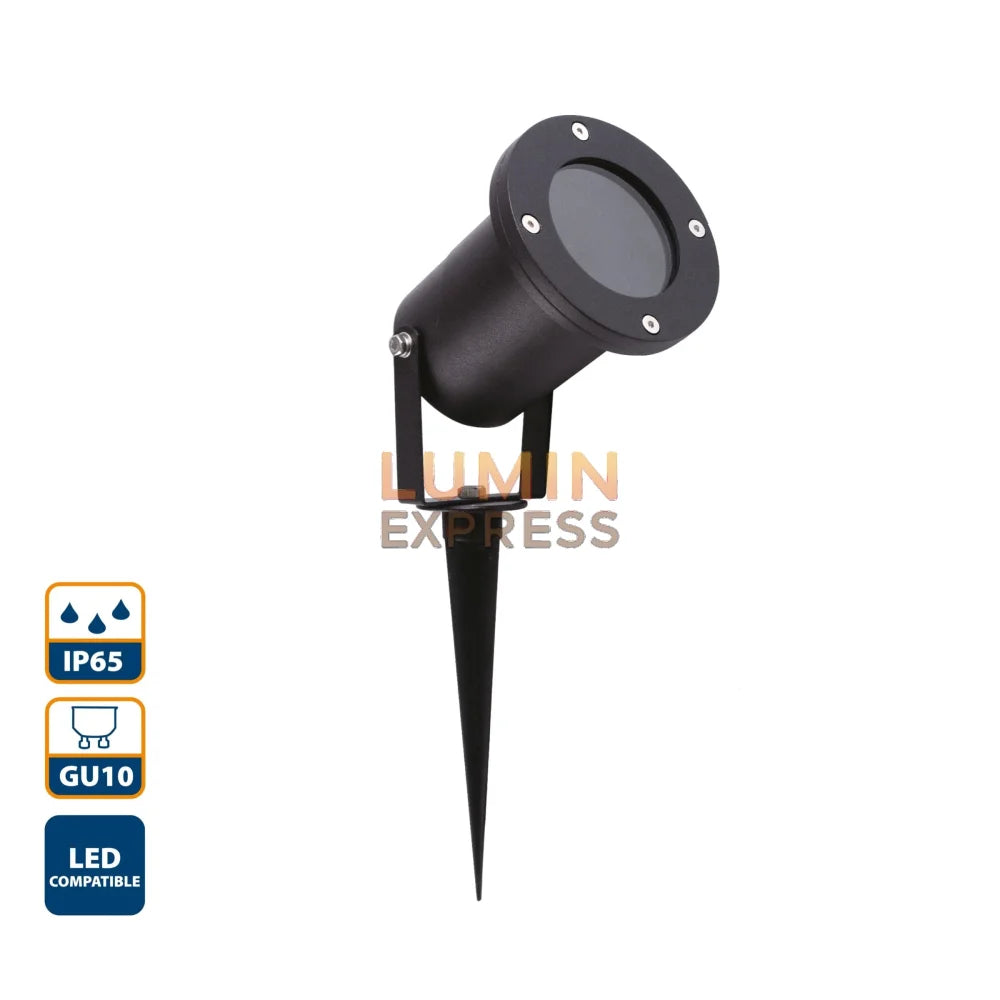 Spot LED Extérieur avec Piquet GU10 IP65 Noir