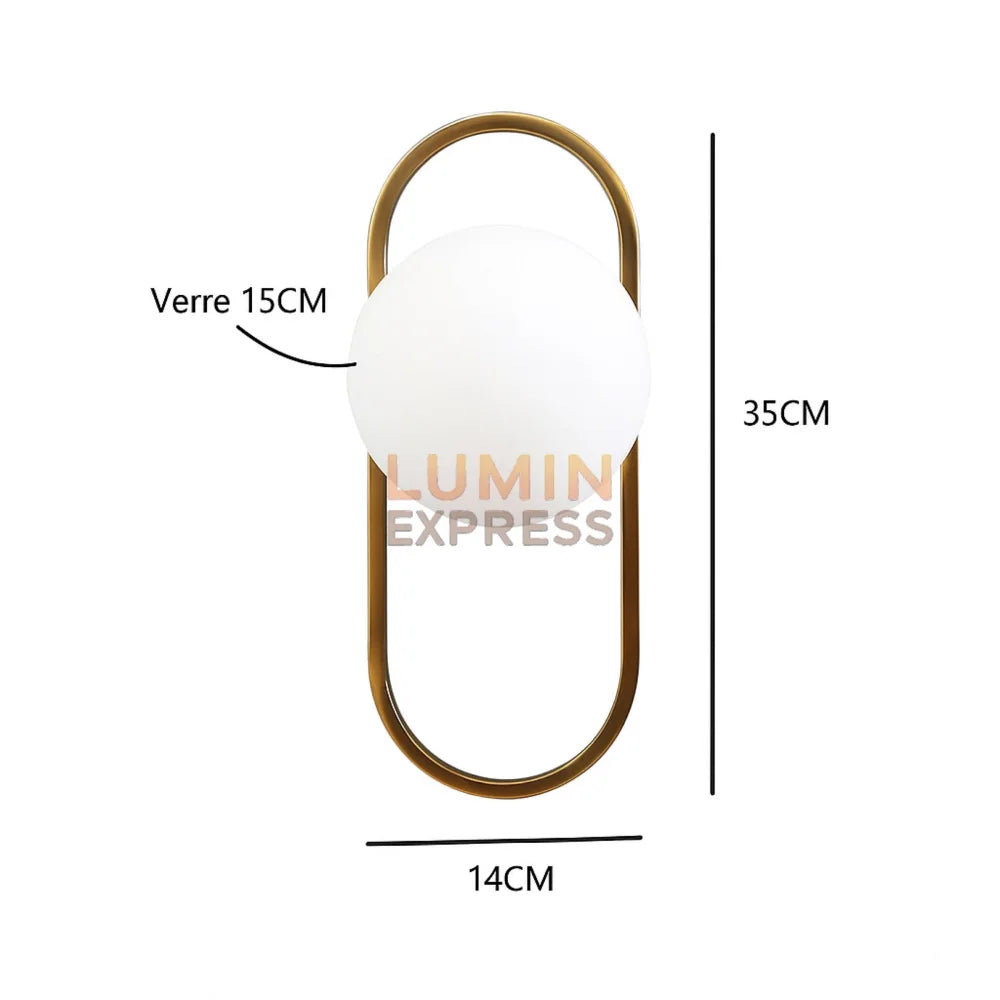 Applique murale ORIANA Gold