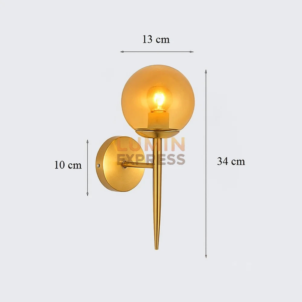 Applique murale AGATA Ambre