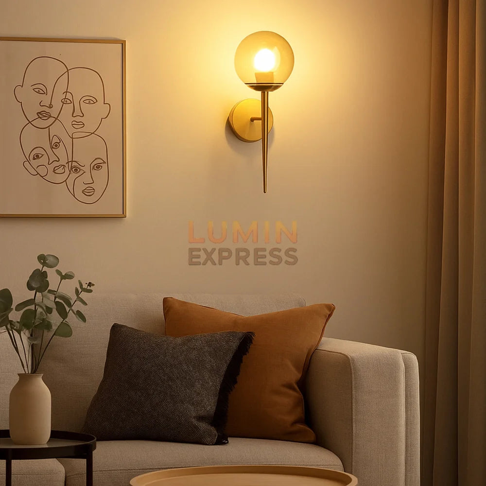 Applique murale AGATA Ambre