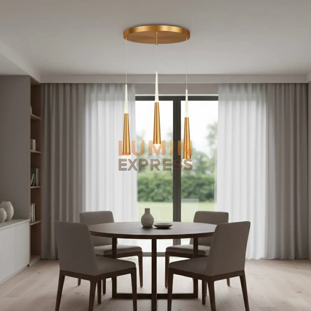 Suspension PYRAMIS Triple Gold