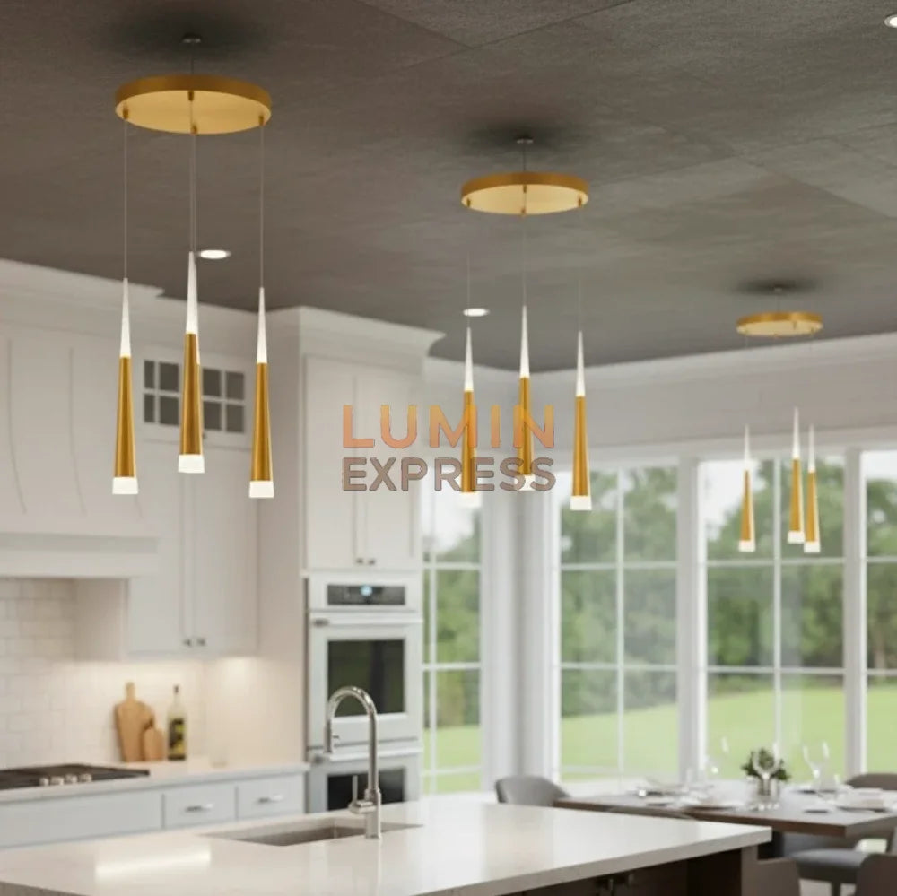 Suspension PYRAMIS Triple Gold