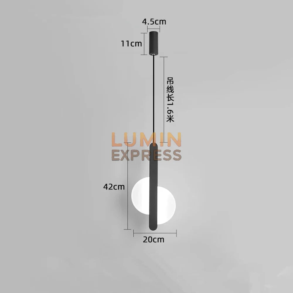 Suspension MONOLUNE Black