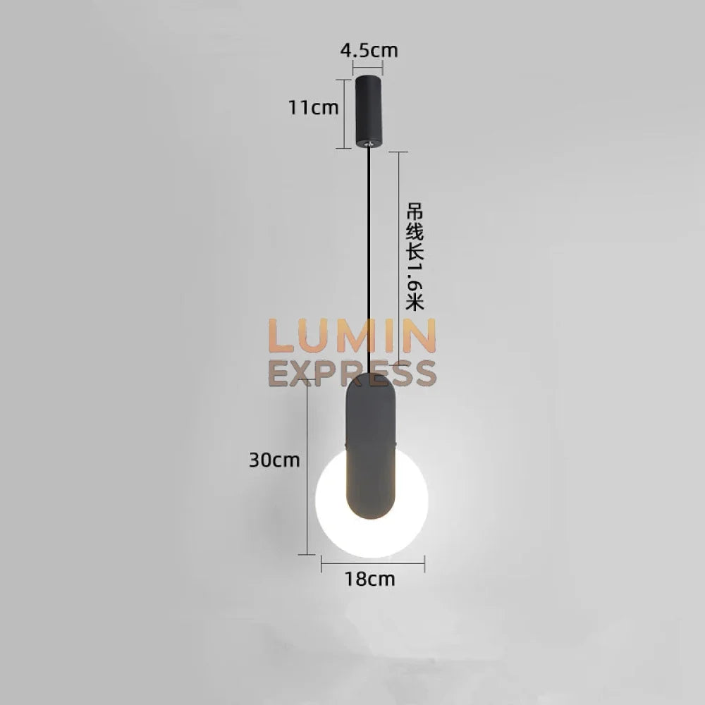 Suspension MONOLUNE Black