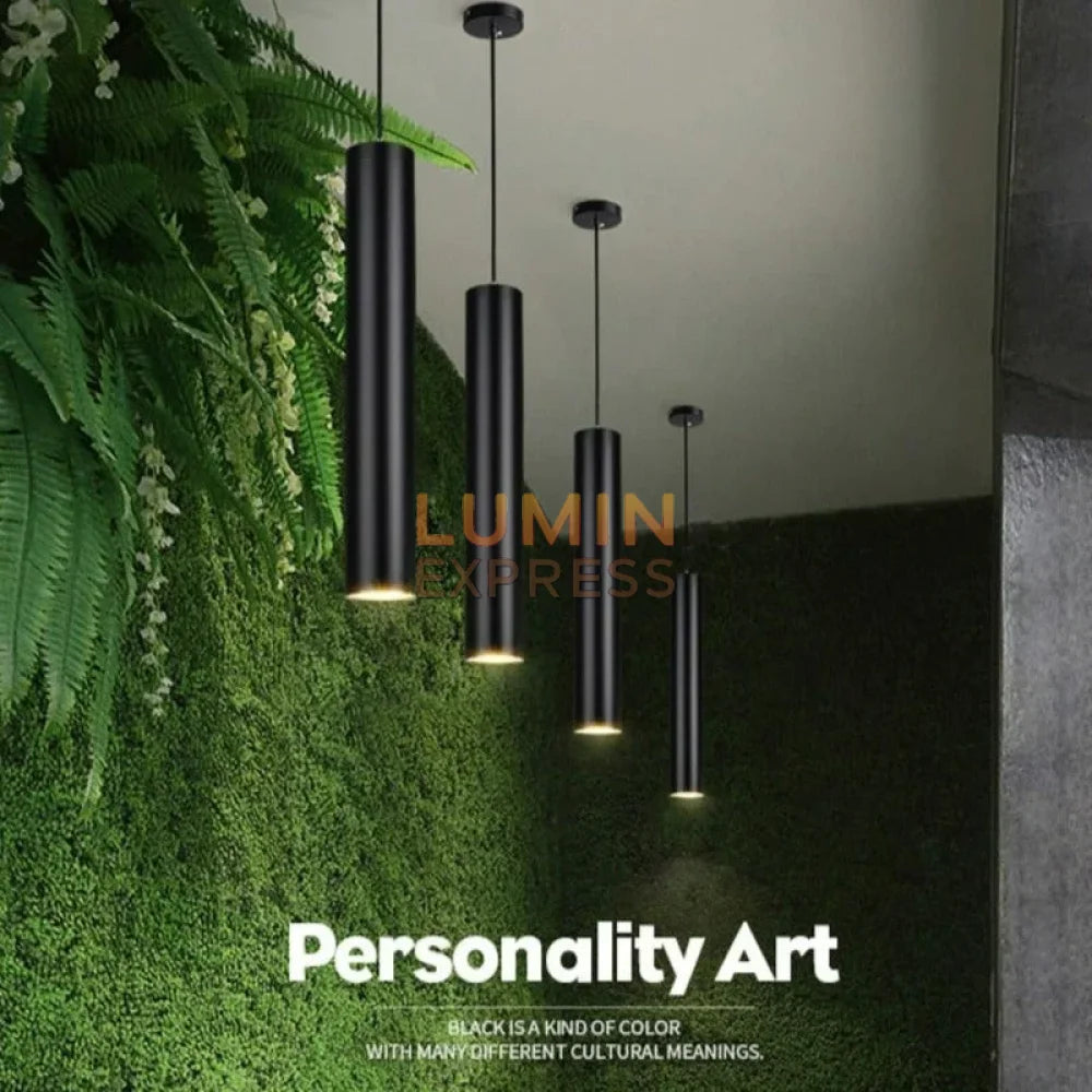 Suspension TUBALIGHT Black