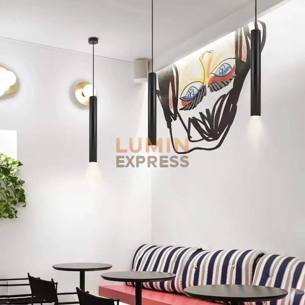 Suspension TUBALIGHT Black