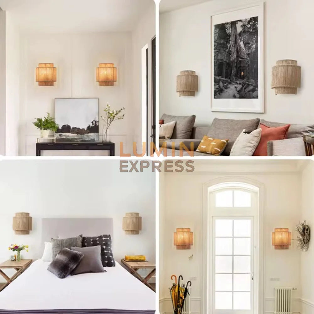 Applique murale REYNA en Bambou