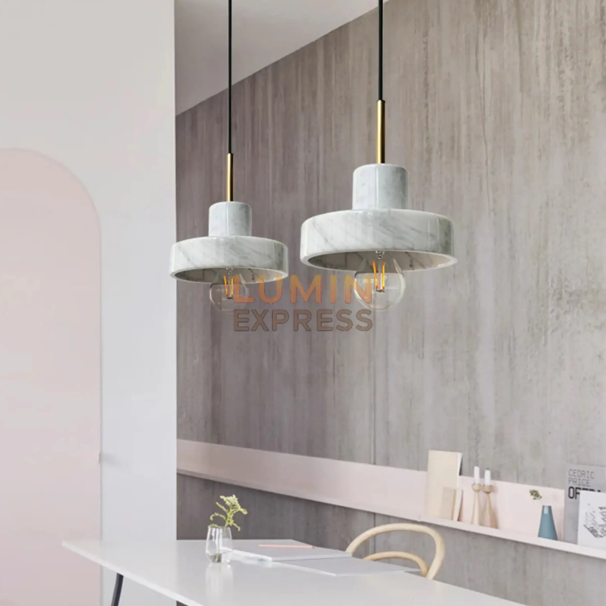 Suspension SKYLINE Marbre