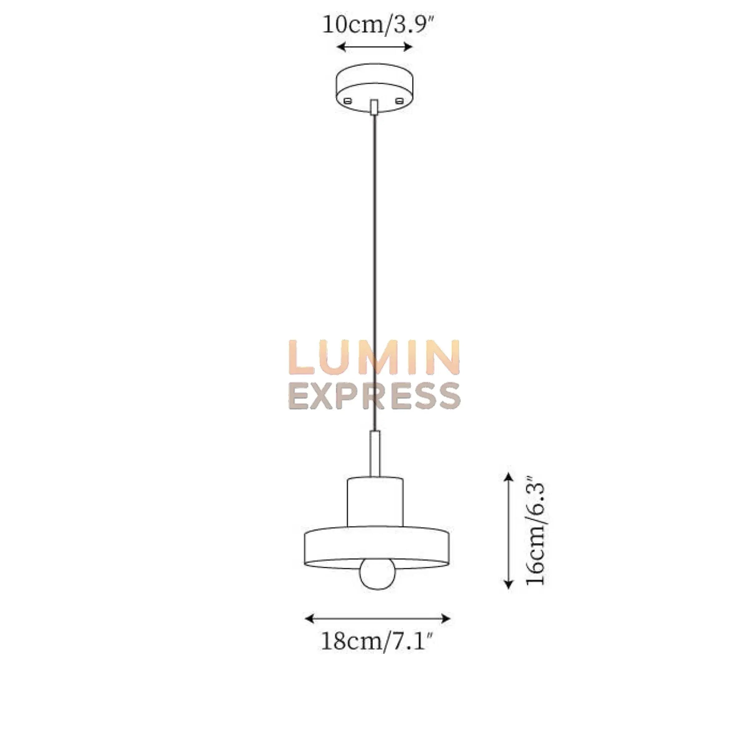 Suspension SKYLINE Marbre