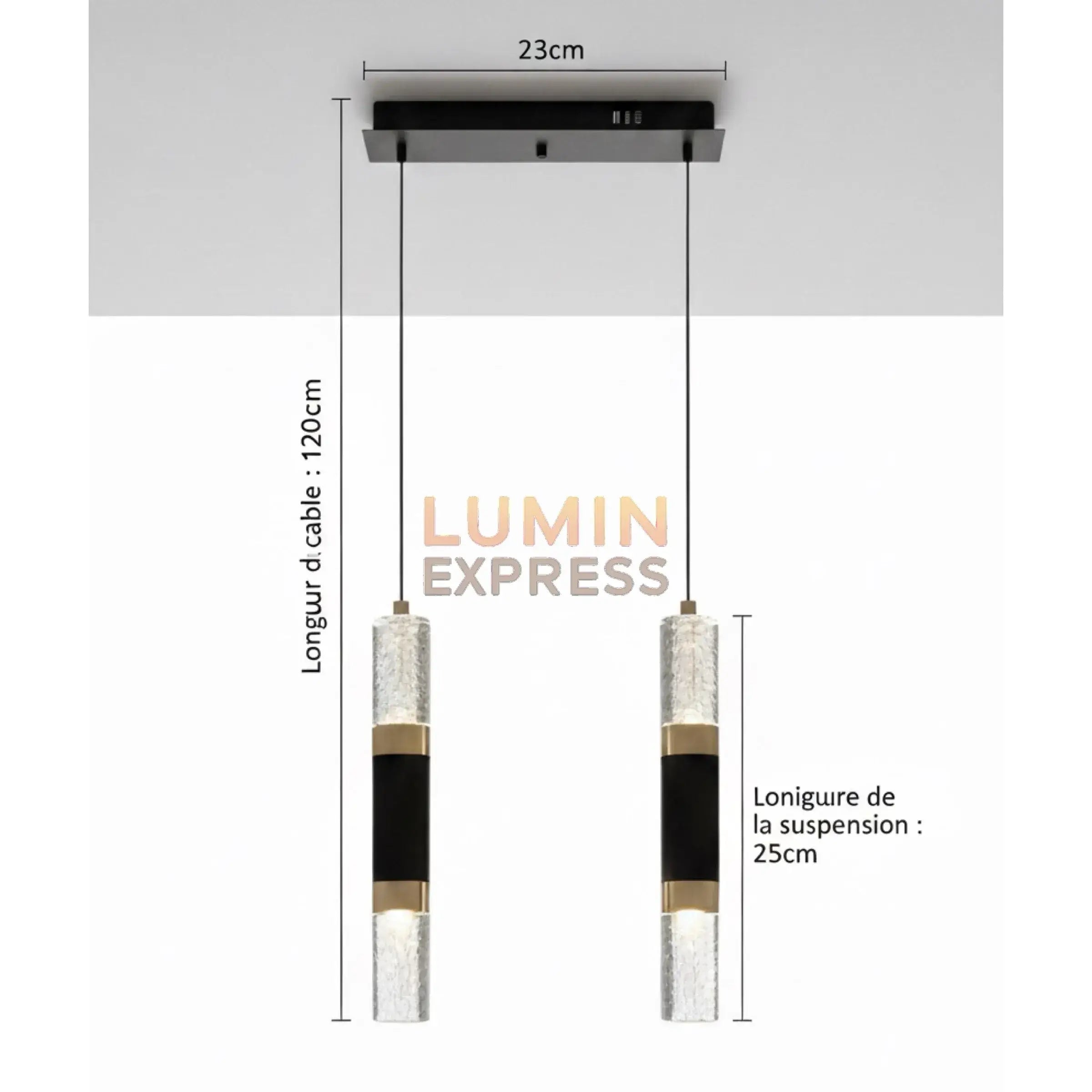 Suspension LUMINOSA DUO