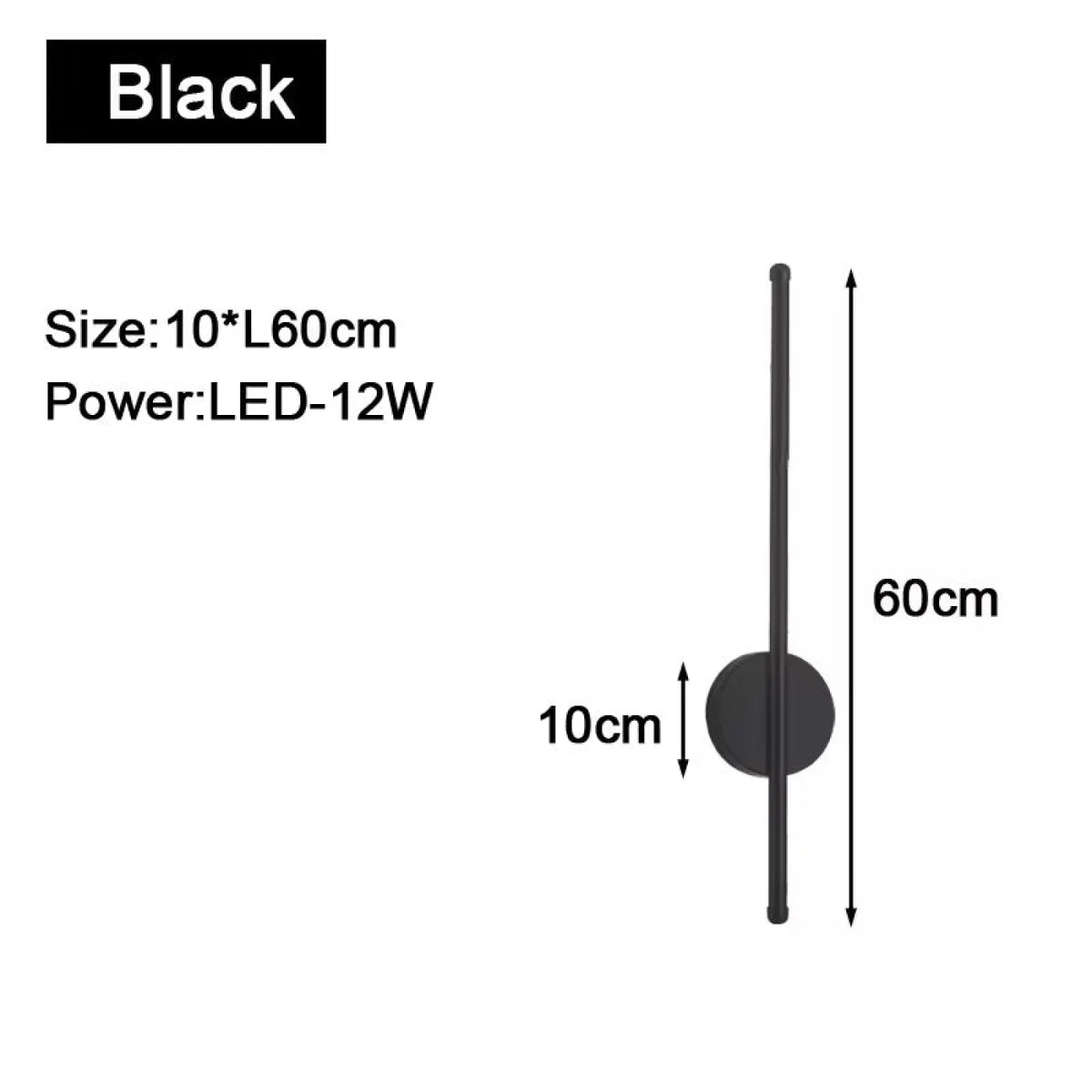 Applique murale VITA Black