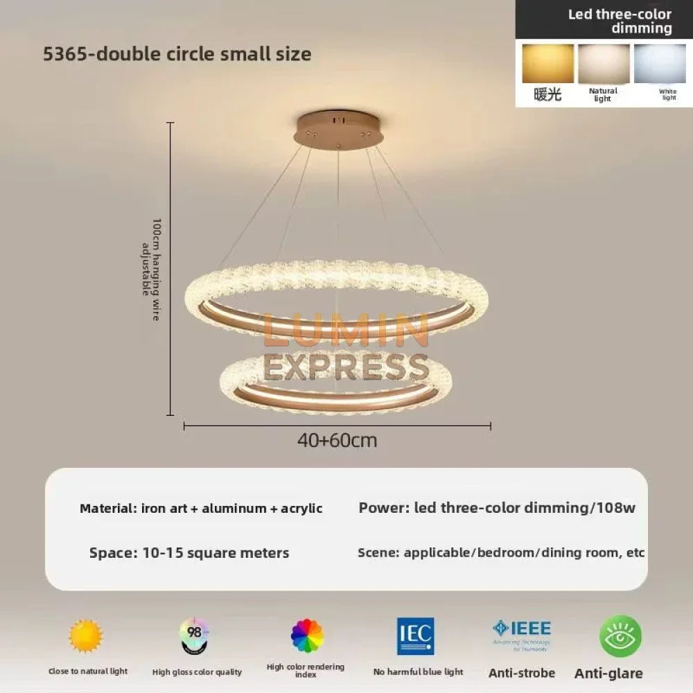 Suspension BILBAO DUO Pale Gold