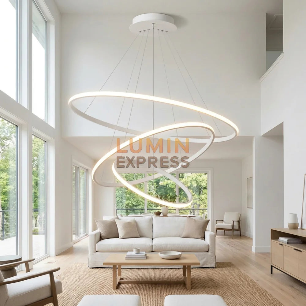 Suspension TRIPLE White 80cm
