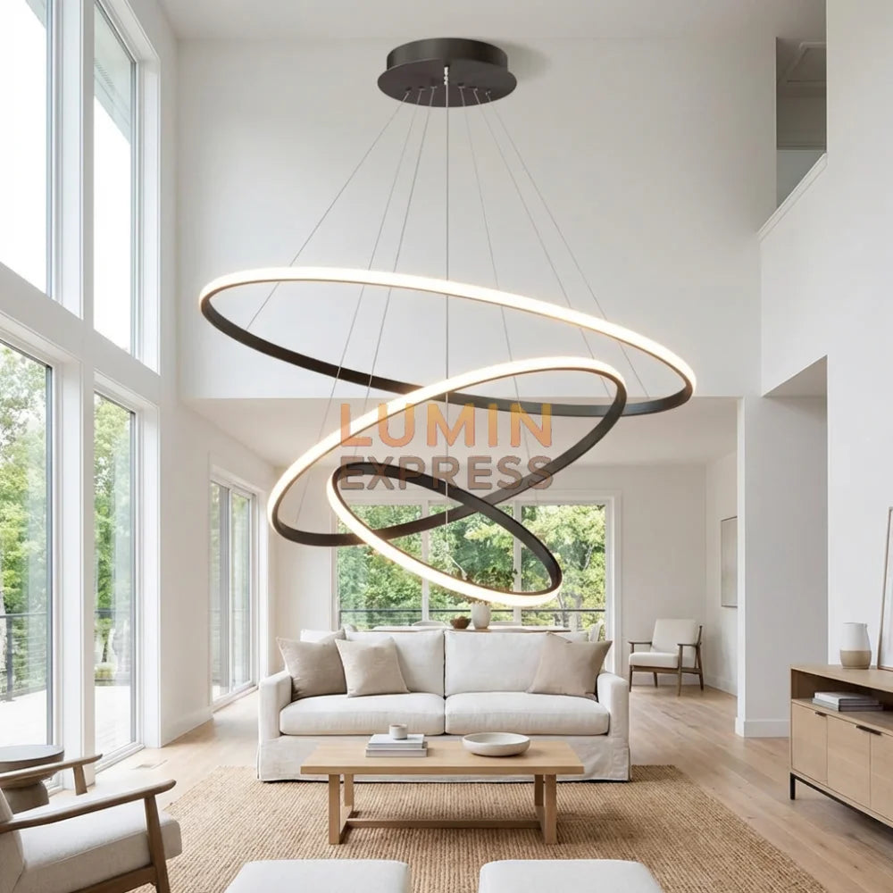 Suspension TRIPLE Black 80cm