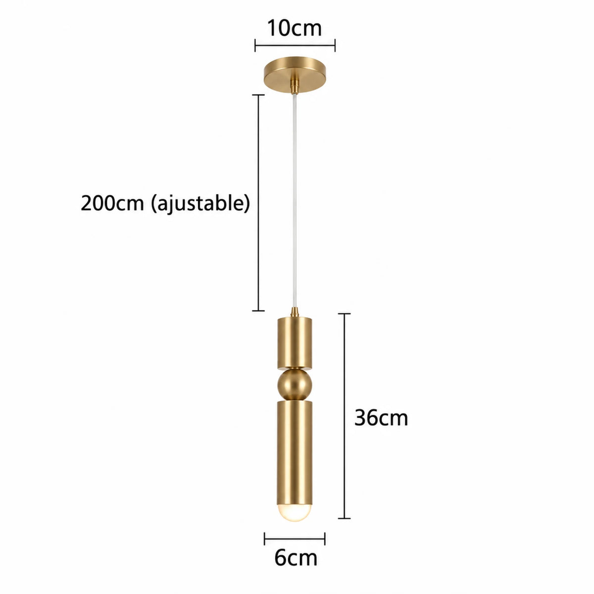 Suspension BENY Gold