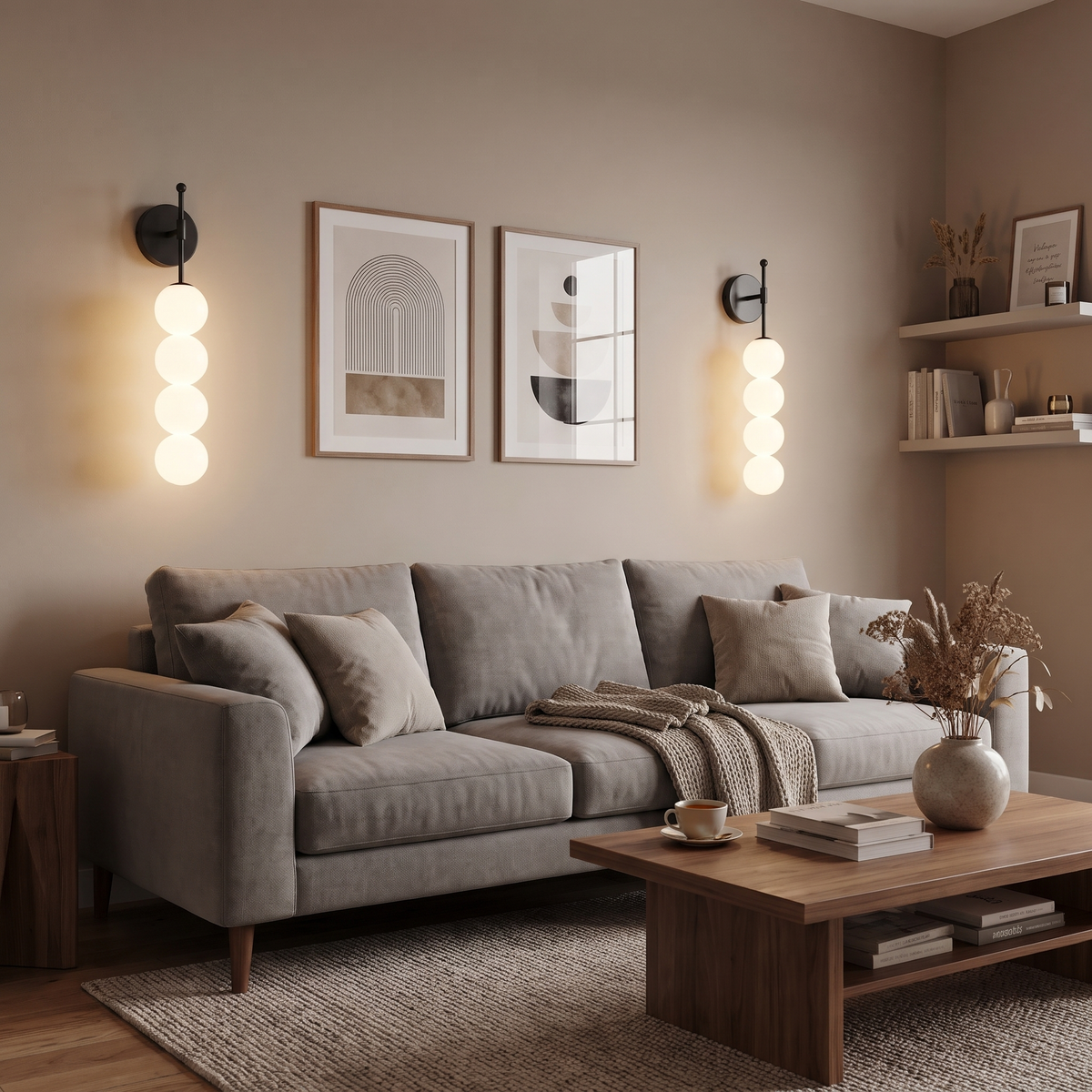 Applique murale BORA Black