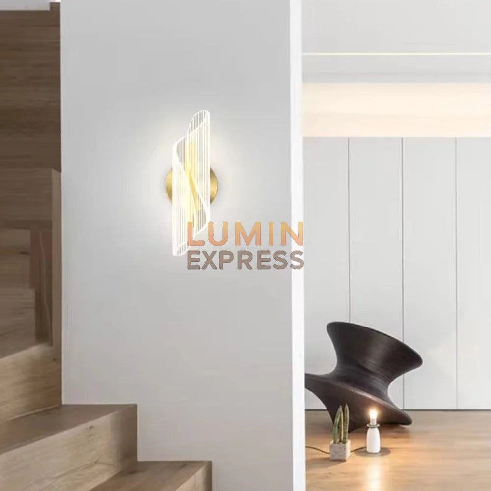 Applique DUBLIN Gold – Éclairage mural moderne pour escaliers et couloirs Bricoma Maroc